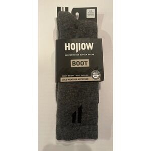 Hollow Boot Performance Alpaca Wool Socks Heavy Weight Full Cushion Men 10.5-13